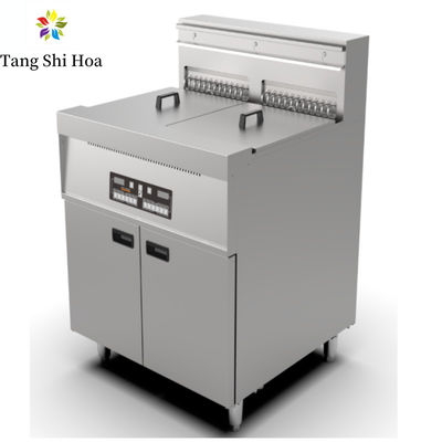 28L+14L+14L Braadpan van de roestvrij staal de Elektrische Microcomputer met 3 Tank 4 Manden