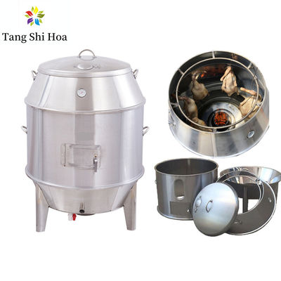 Roestvrij staalbraadstuk Duck Oven Chicken Roasting Machine 500 Graden Temperatuur