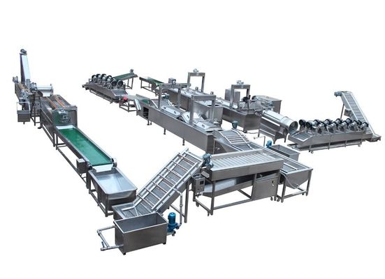 Automatische van het de Verwerkingsmateriaal van het Snackvoedsel de Frieten/de Chipsproductielijn